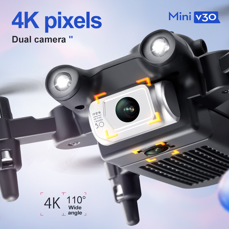 Mini V30 WiFi FPV Drone With 4 - Drone Camera Lens 评论和价格
