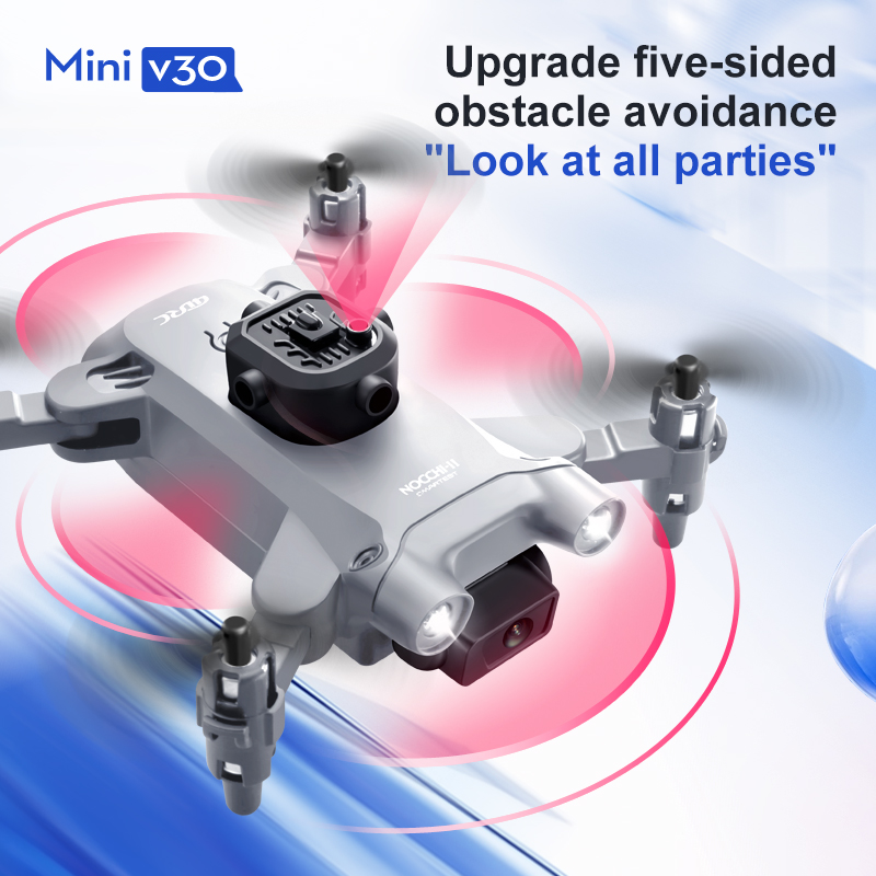 Mini V30 WiFi FPV Drone With 4 - Drone Camera Lens 评论和价格
