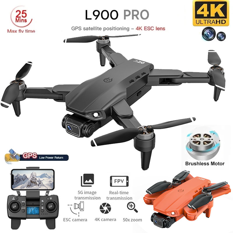 L900 Pro GPS Drone 4K Professi - Drone Camera Professional 评论和价格