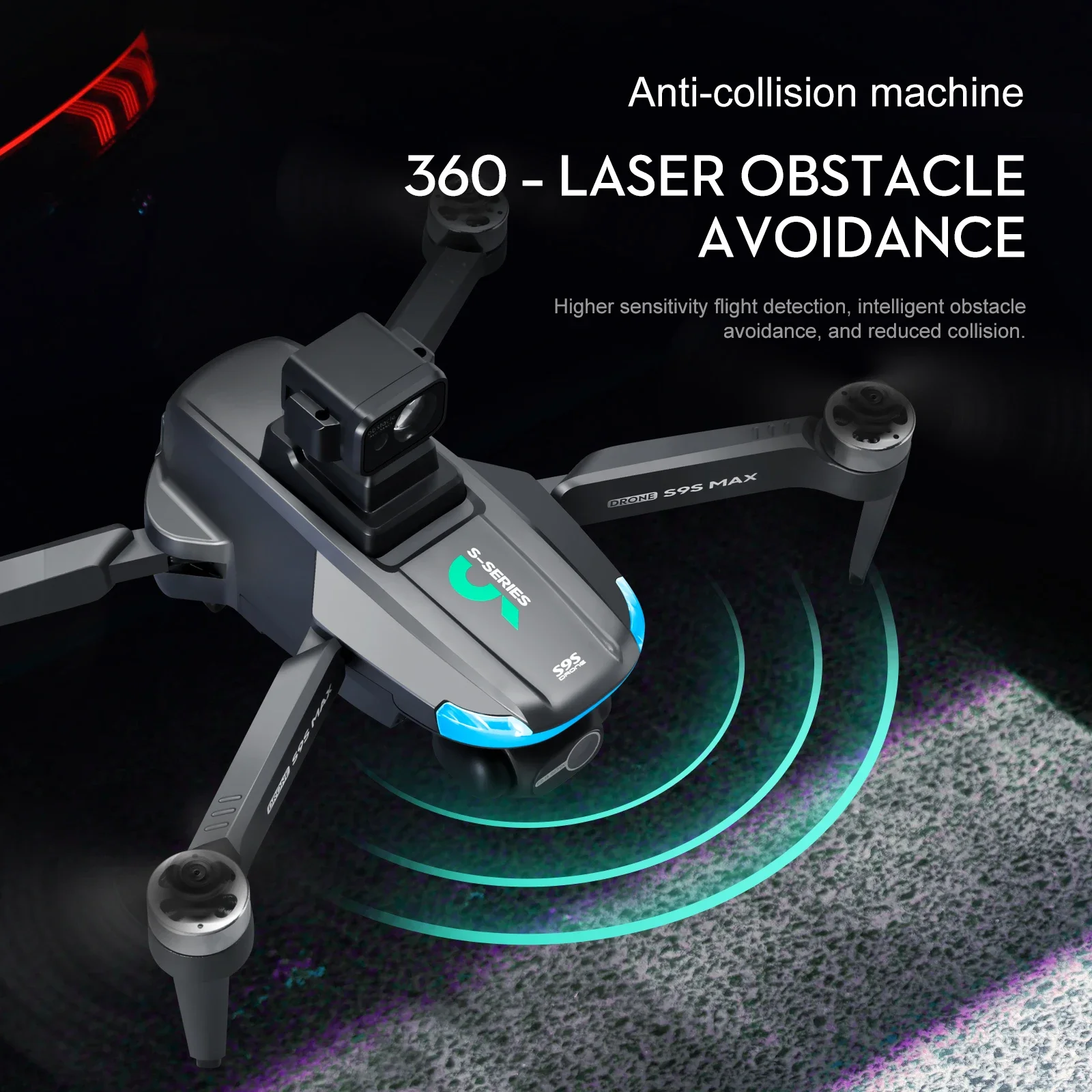 NEW S9S MAX MINI Drone 4K 2-Ax - Drone Camera Lens 评论和价格