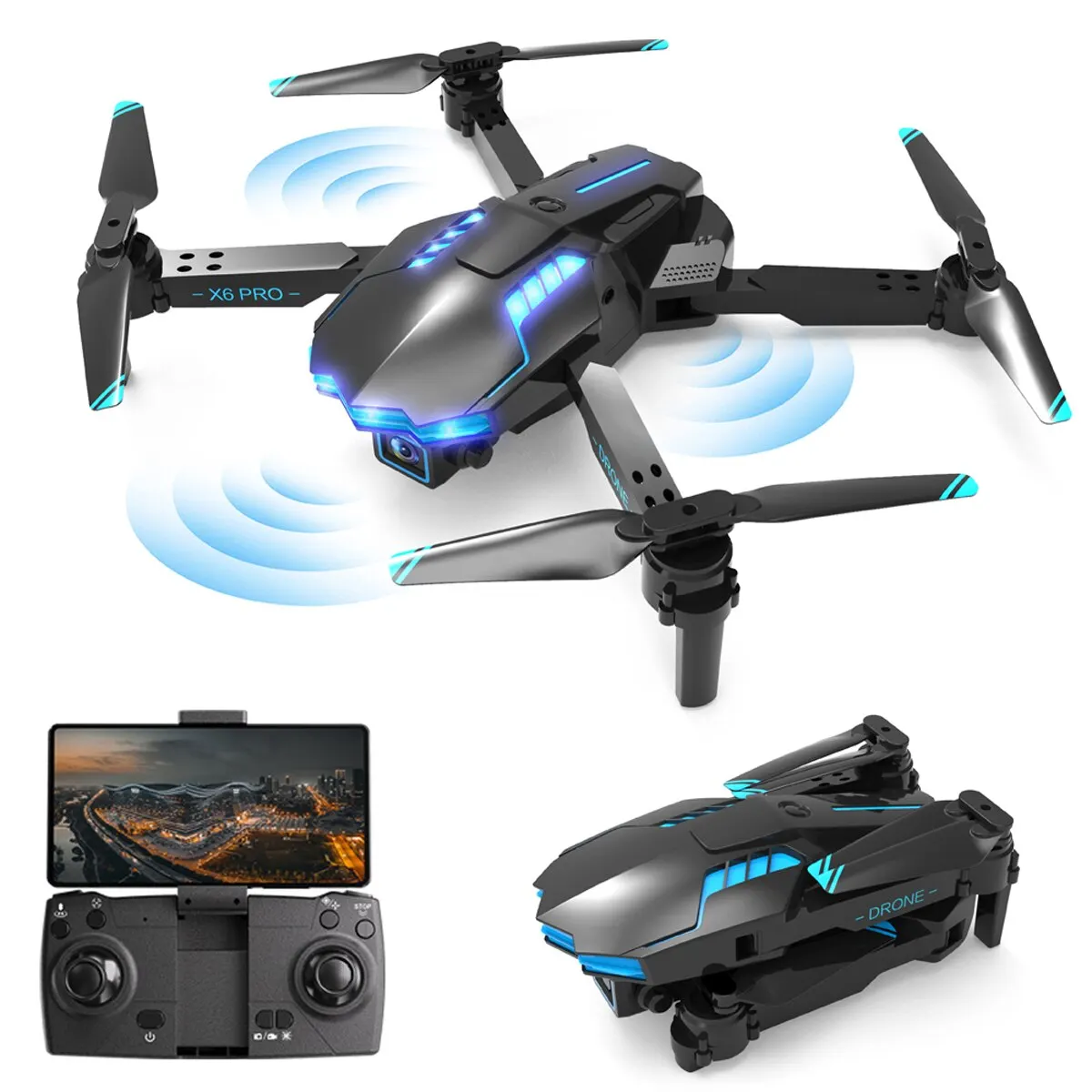 KBDFA X6 PRO Drone With Camera - Drone Camera Lens 评论和价格