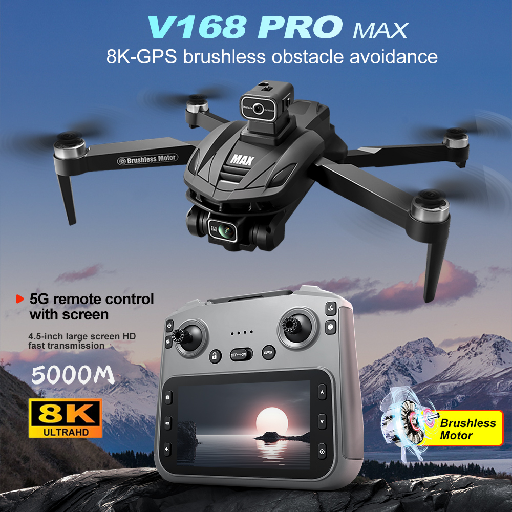 V168 PRO Max GPS Drone 8K Prof - Drone Camera 4K 评论和价格