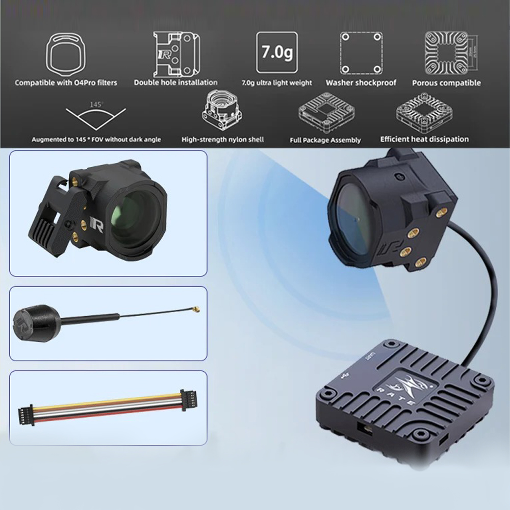 RATE O4 Lite Air Unit CNC Kit  - Drone Camera Case 评论和价格